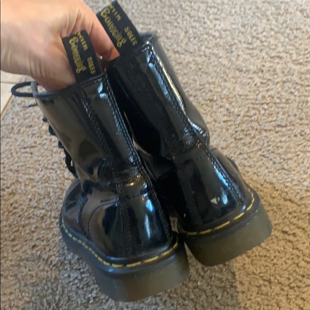 Dr Marten 1460 Patent Combat Boot - Picture 7 of 8